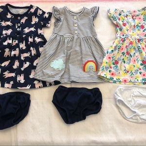 Baby Girls Carter's Dress Lot (Size 6M)